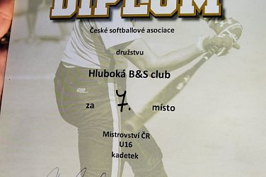 Kadetky softball na MČR U16