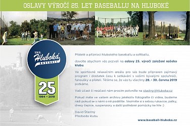 Blíží se nám výročí založení klubu