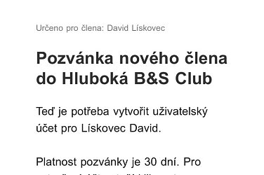 Nová klubová platforma pro komunikaci